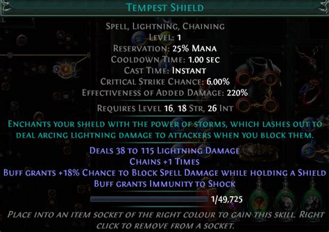 tempest shield poe